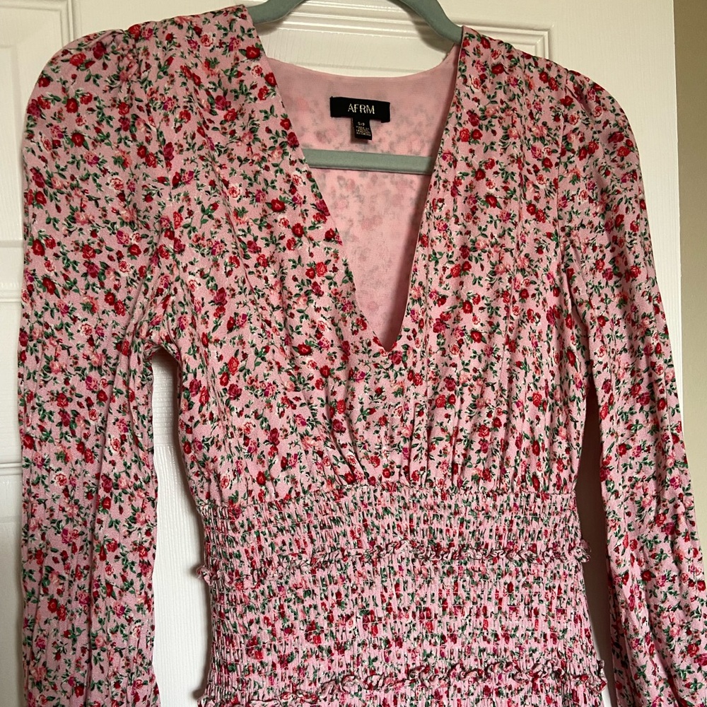 AFRM BEAUTIFUL long sleeve dress